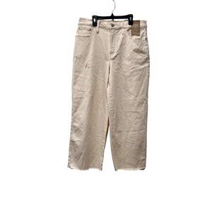 New Madewell Women's Size 31 The Perfect Vintage Wide-Leg Crop Jean *Stains*